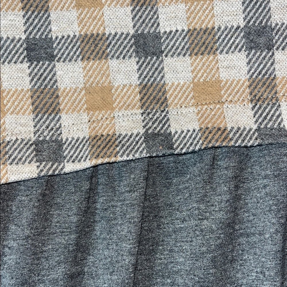 J. Jill Plaid Short Sleeve Dress multi media Sz 2X - Picture 9 of 10